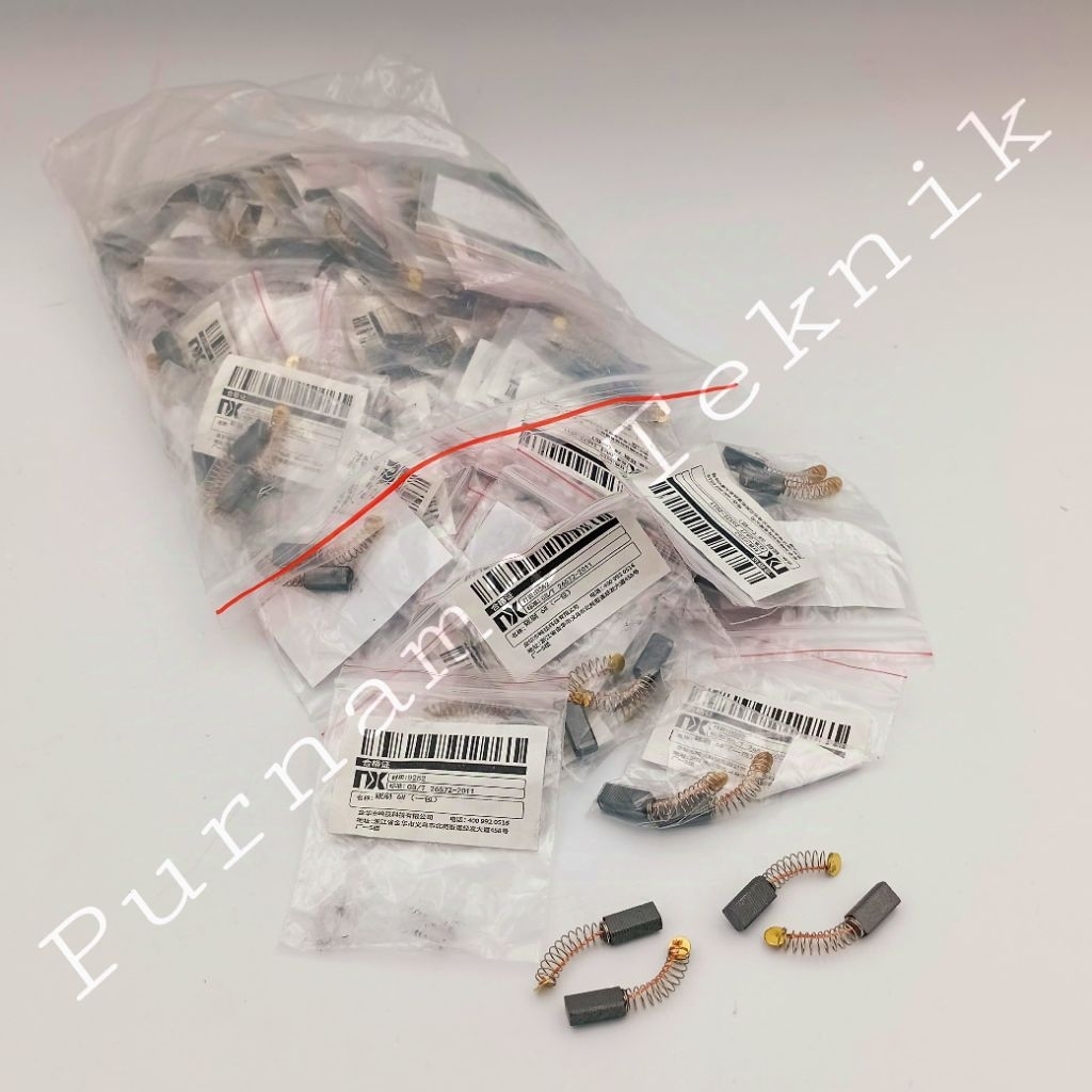 Carbon Brush Bor 10mm Rrt CB Bor 10 mm - Sepasang