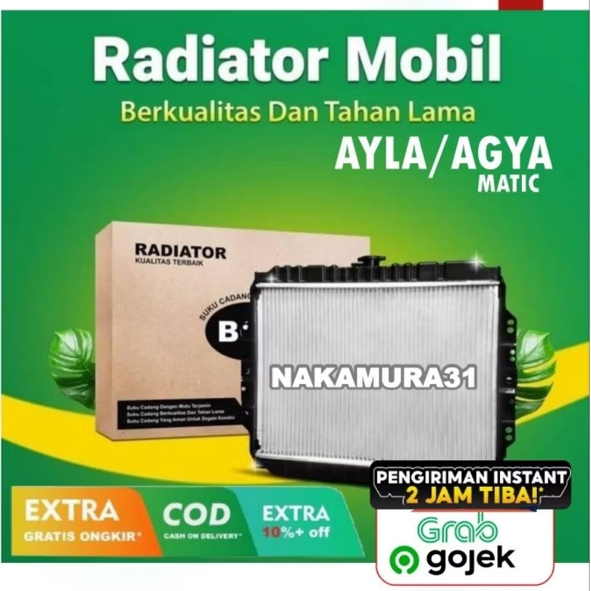 RADIATOR ASSY AGYA/AYLA MATIC 16400-BZ550