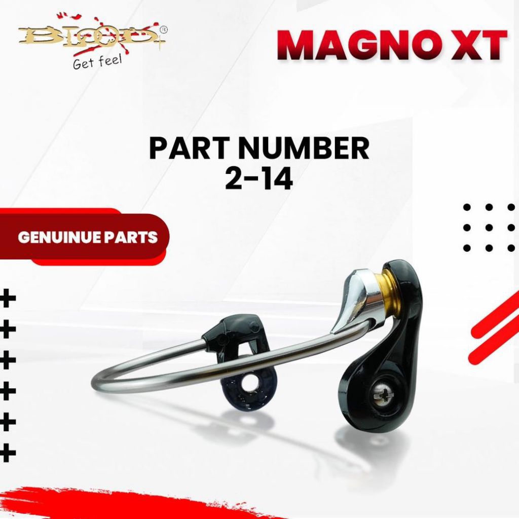 Sparepart Reel Bail Arm + Line Roller Fishing Reel Magno XT 2000