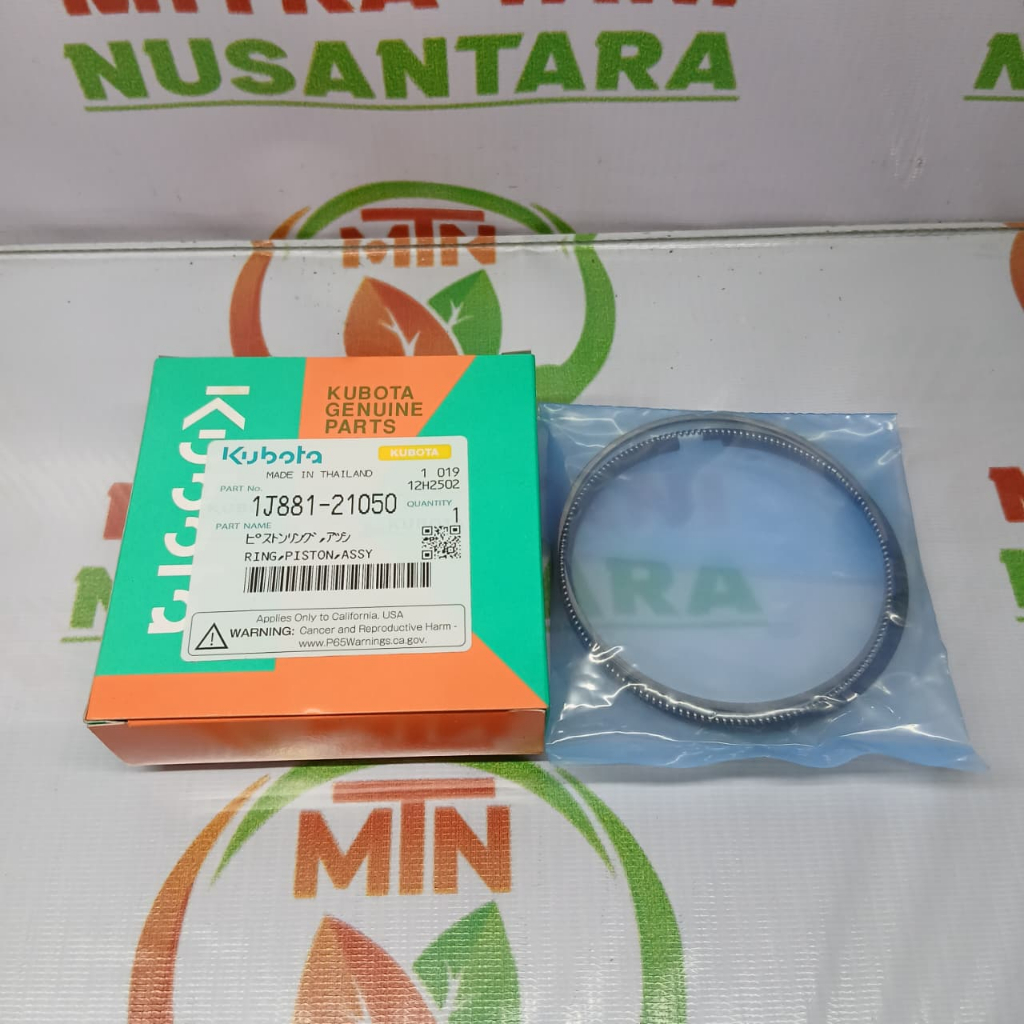 (ORI) RING PISTON DC70 (SIZE STD) (21050-A) COMBINE HARVESTER | SPARE PART | KUBOTA | SPAREPART