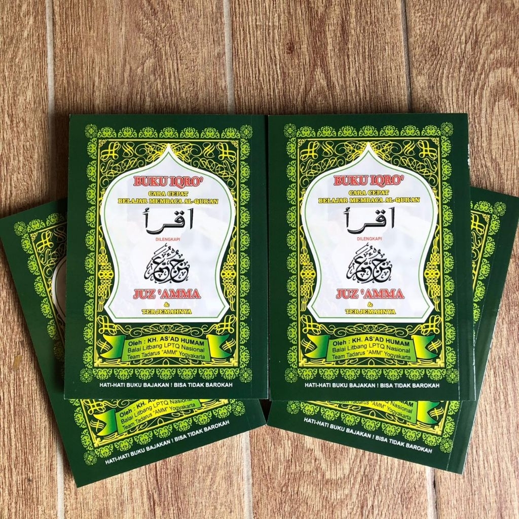 Buku IQRO Bendel Besar Plus Juz Amma dan Terjemah