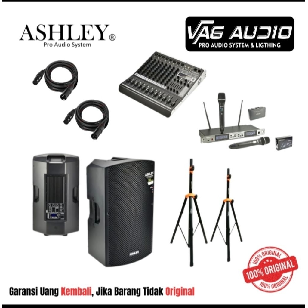 PAKET KARAOKE SPEAKER AKTIVE ASHLEY AR500