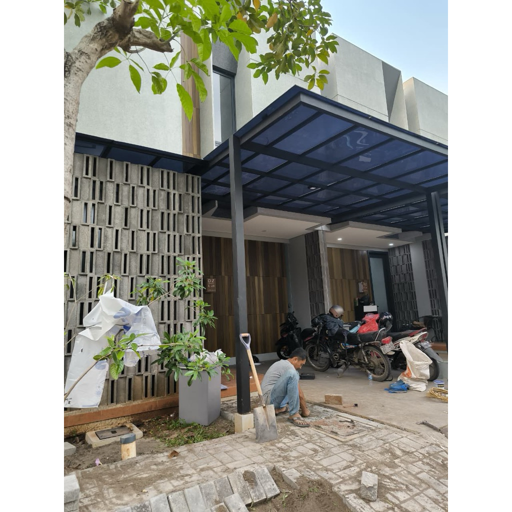 kanopi solartuf terpasang