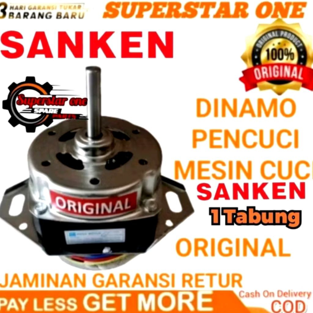 dinamo mesin cuci sanken 1 tabung new version