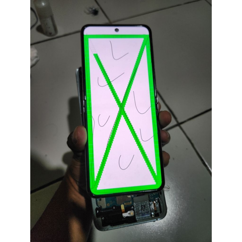 lcd Samsung z flip 5 minus fleksibel