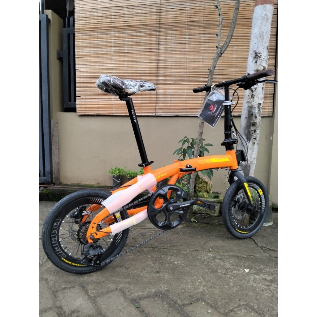 SEPEDA LIPAT PACIFIC BLITZ 3.0 16" 9 SPEED FRAME STEEL BICYCLE FOLDING BIKE 2021