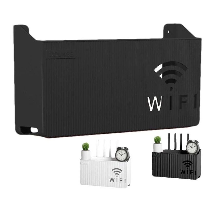 Rak Gantung Wifi Tempat Wifi Router Dekorasi Dinding Minimalis Serbaguna - Rak Dinding Gantung Tempa