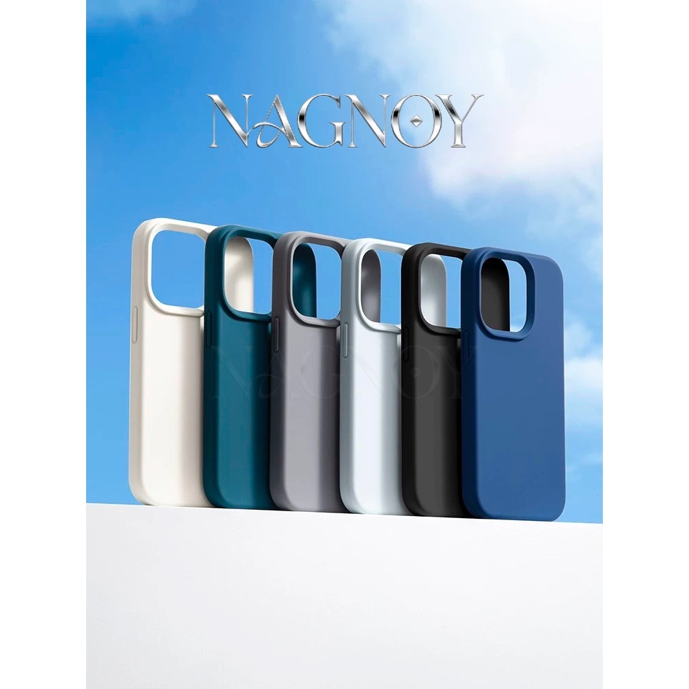 Magsafe Premium Silicone Case Polos Iphone 14 13 12 Pro Max Lengkap Anti Noda Softcase iPhone