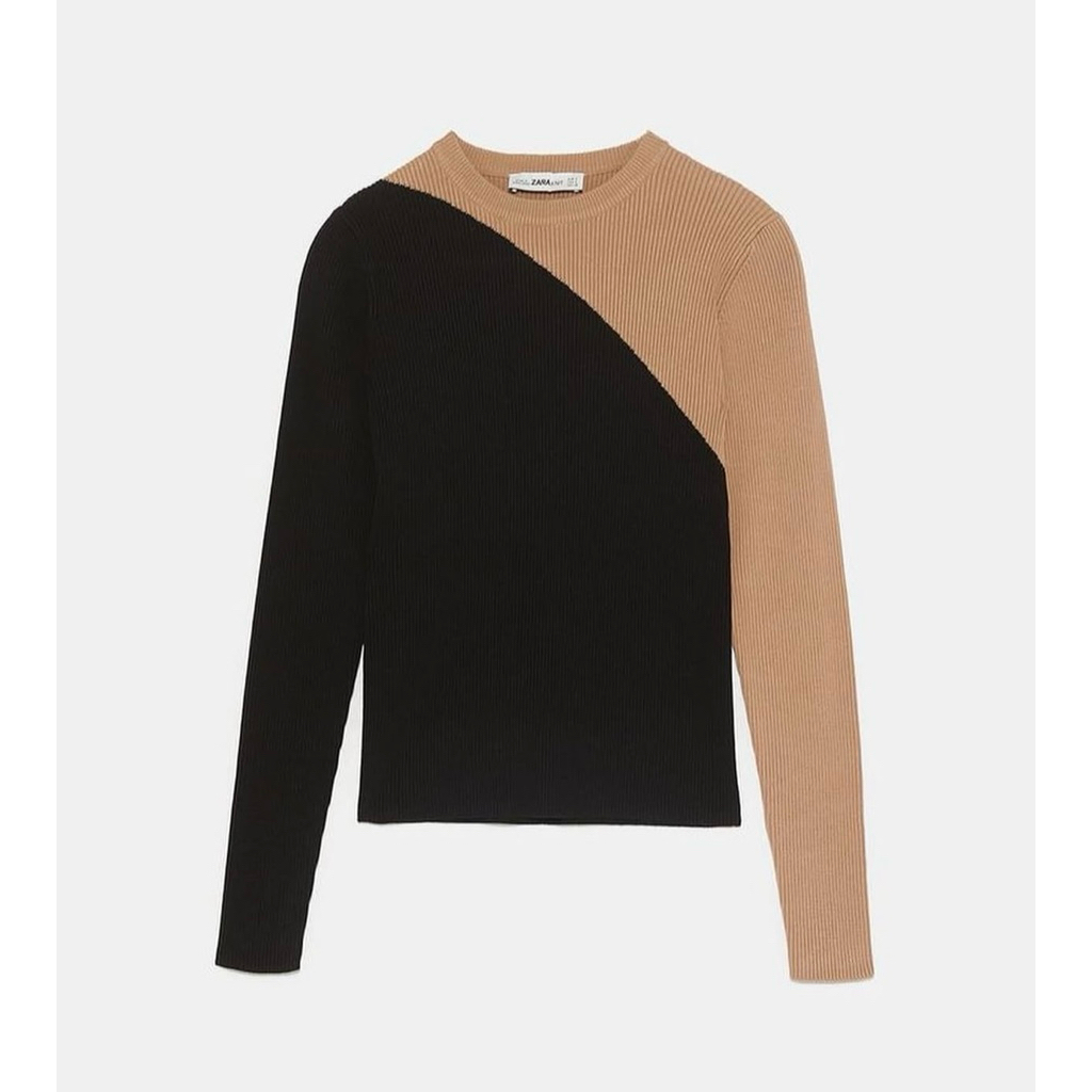 zara knit two tone