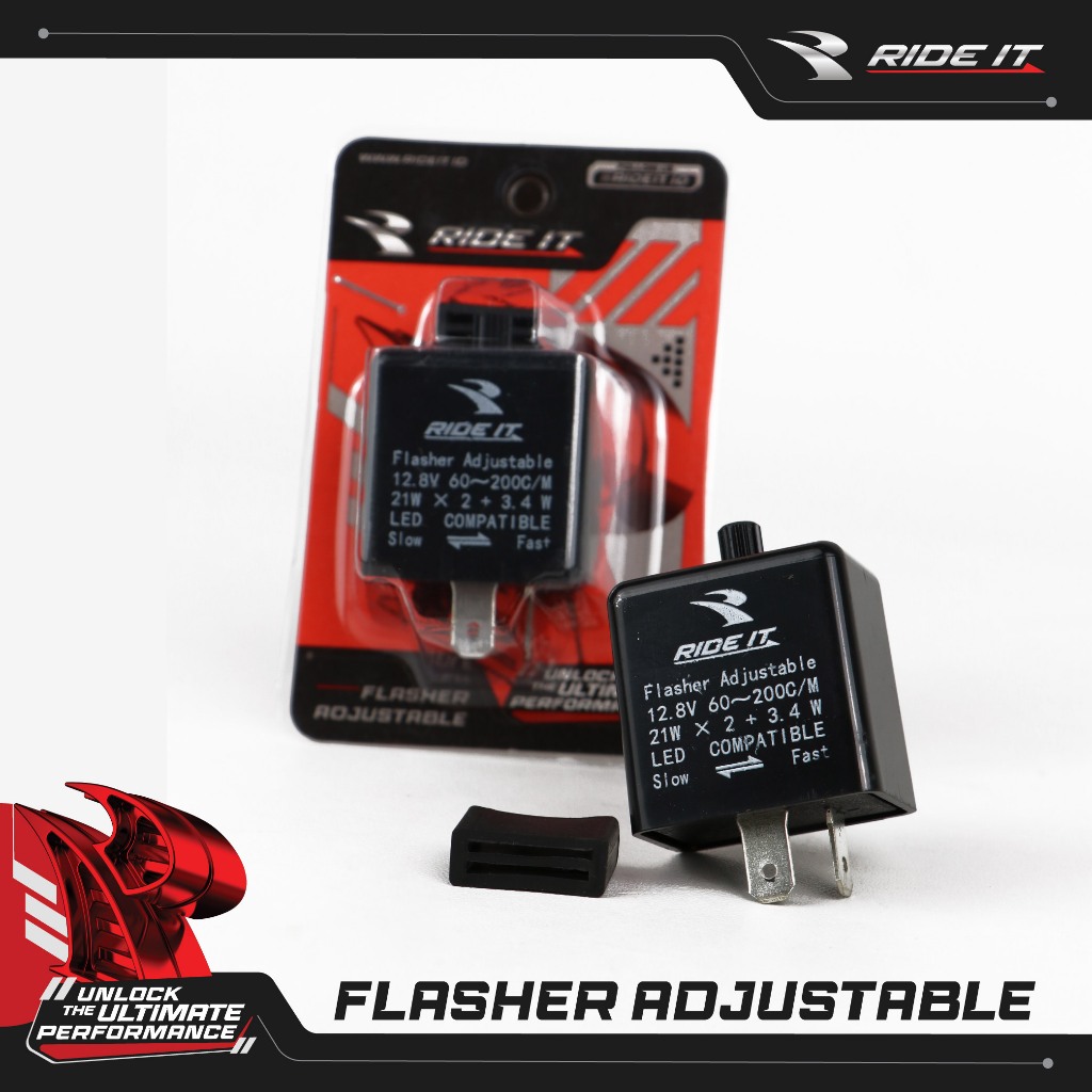 [RIDE IT] FLASHER SEN LED ADJUSTABLE/SETELAN SEN MOTOR RIDE IT