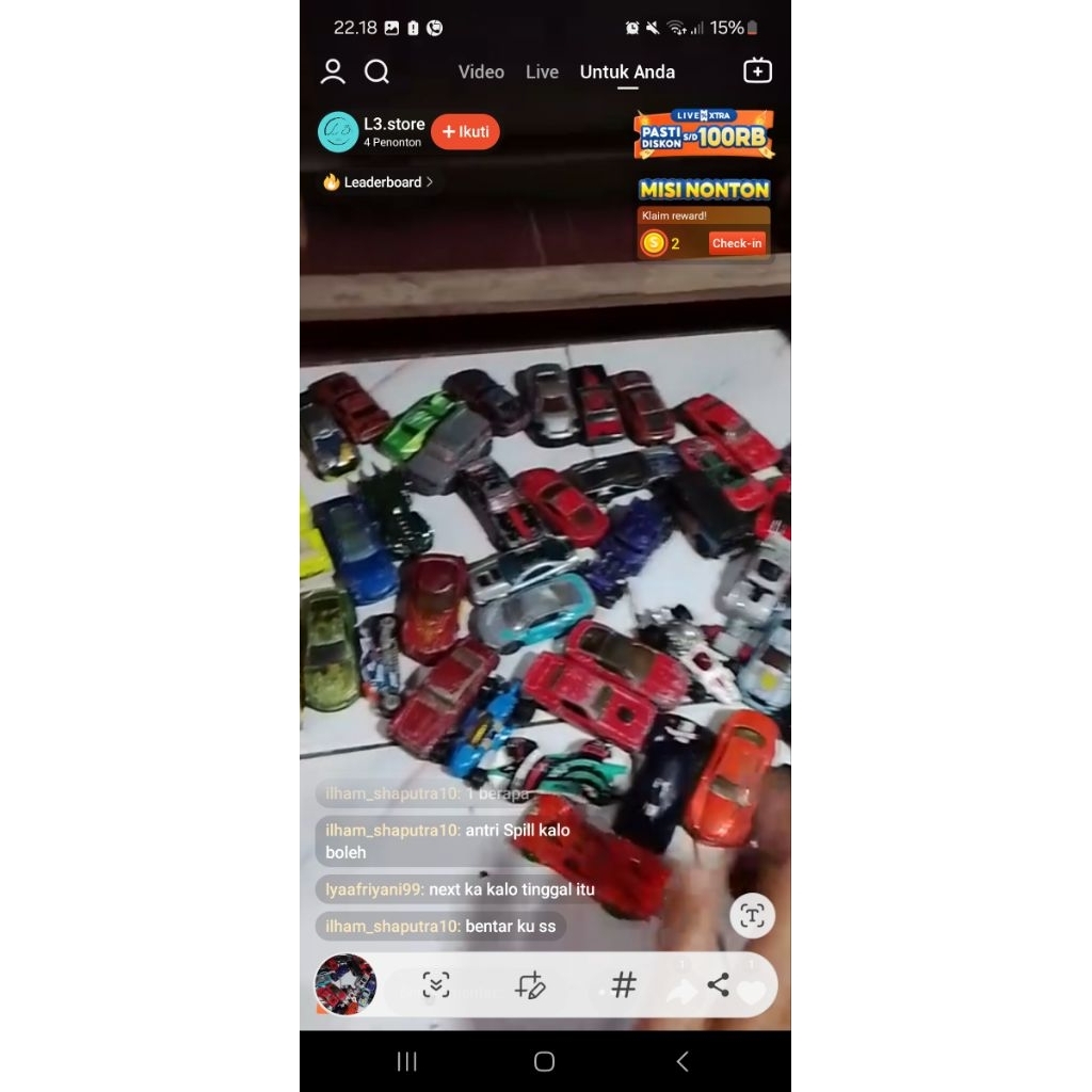 Mainan Diecast campur Machbook, Mojorette, UI Tomica