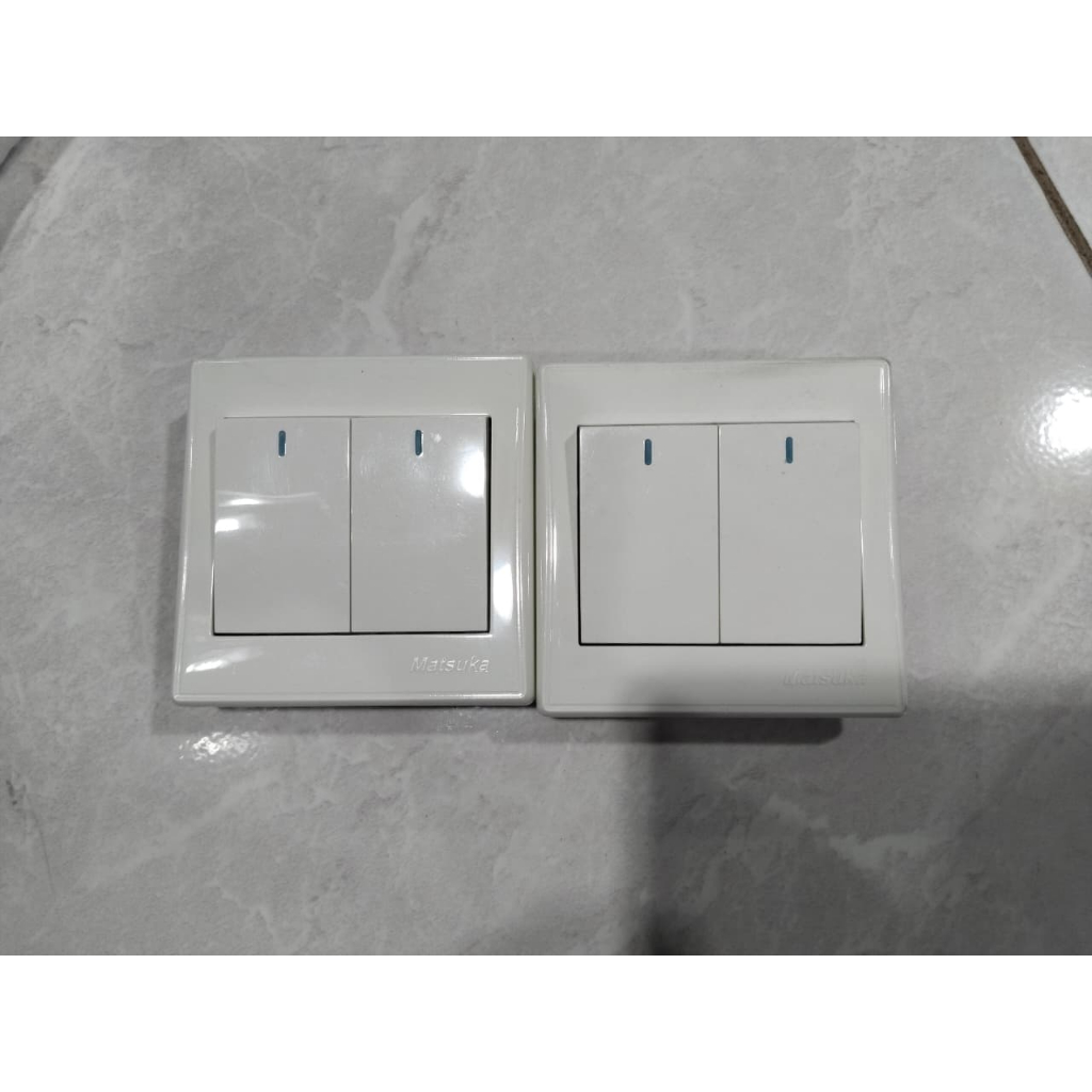 [PROMO CUCI GUDANG] SAKLAR SERI, SAKELAR 2 GANG SAKLAR DOUBLE SAKLAR ENGKEL MATSUKA