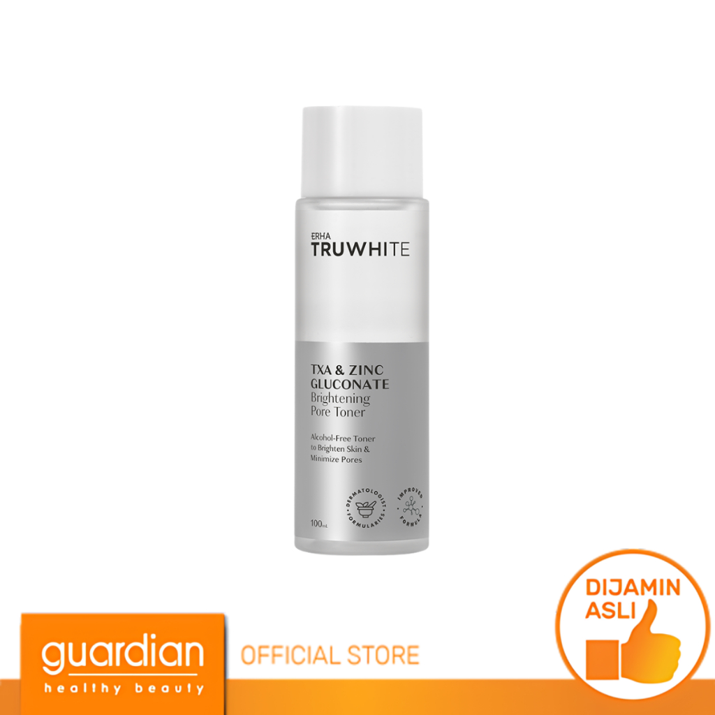 ERHA Truwhite Brightening Pore Toner 100 mL with 2% Zinc Gluconate, Tranexamic Acid & Niacinamide - 