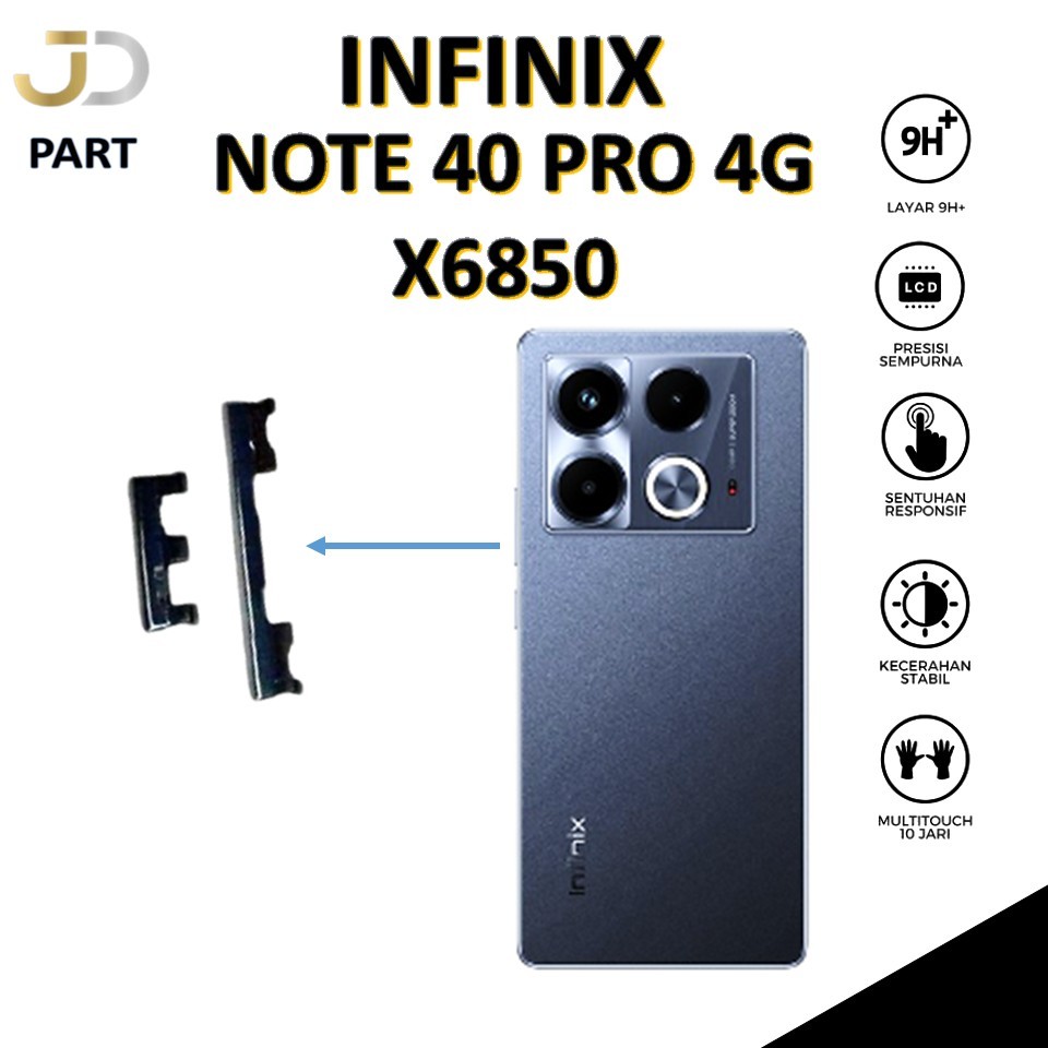 TOMBOL LUAR ON OFF + VOLUME INFINIX NOTE 40 PRO 4G ORIGINAL