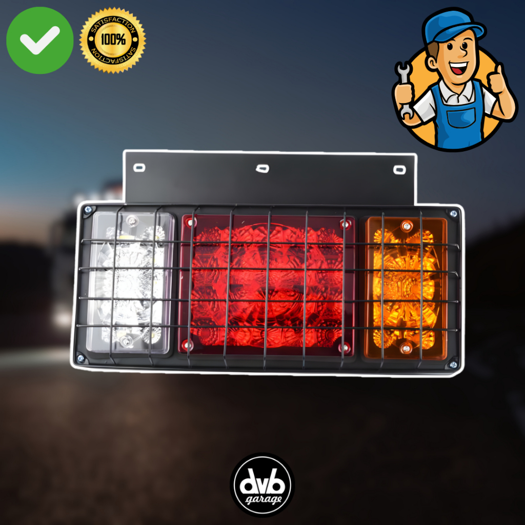 (2 PCS) STOP LAMP TRUK 24V LED VARIASI LAMPU BELAKANG MOBIL TRUCK TRONTON STOPLAMP LAMPU BELAKANG UN