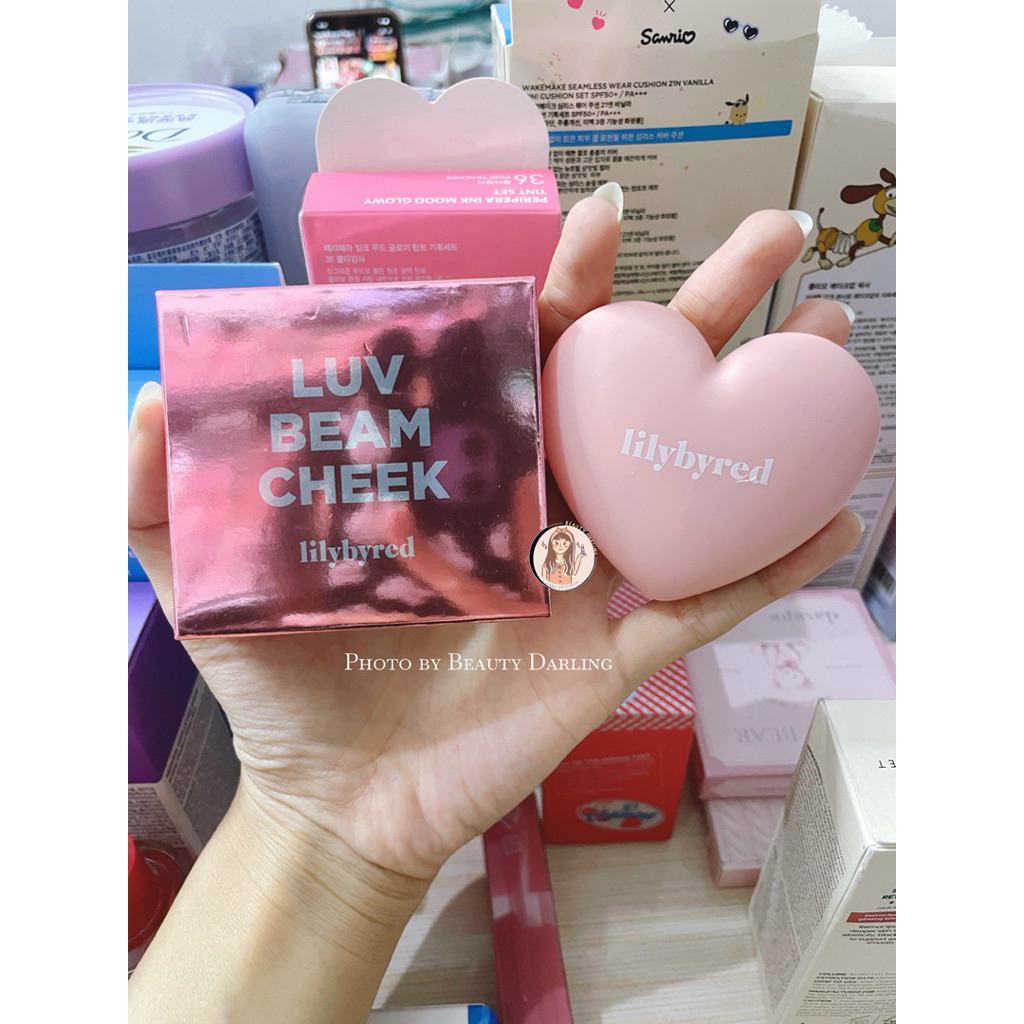 READY STOCK LILYBYRED LUV BEAM CHEEK POWDER BLUSH DOLLISH ROSE