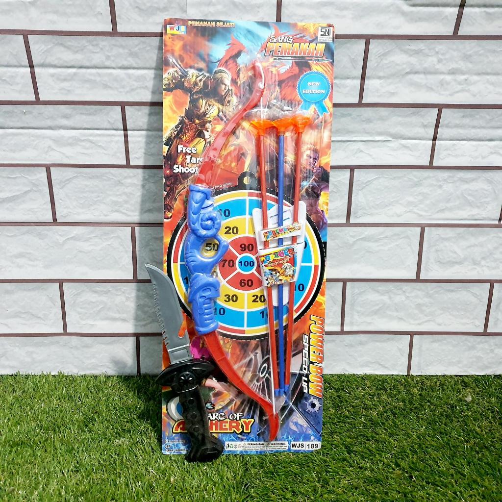 MAINAN PANAHAN ANAK - BUSUR PANAH - HIT TARGET PANAH