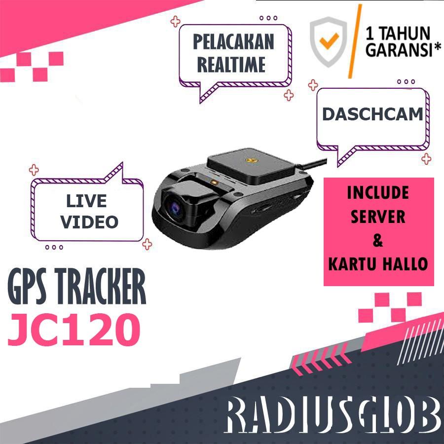 Promo Paket Komplit GPS Tracker Jc120 Dashcam 4G Mobil Original