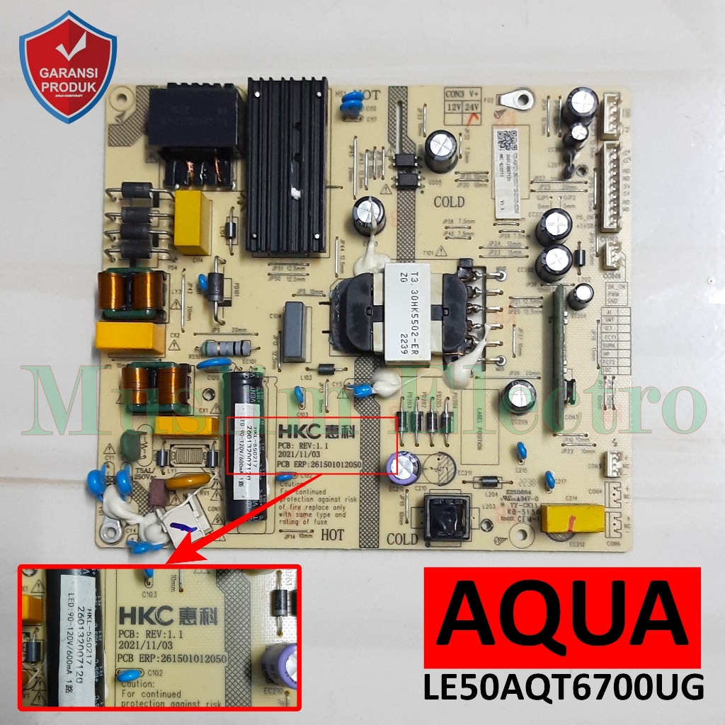 PSU LED TV AQUA LE50AQT6700UG 50AQT6700UG 50AQT6700