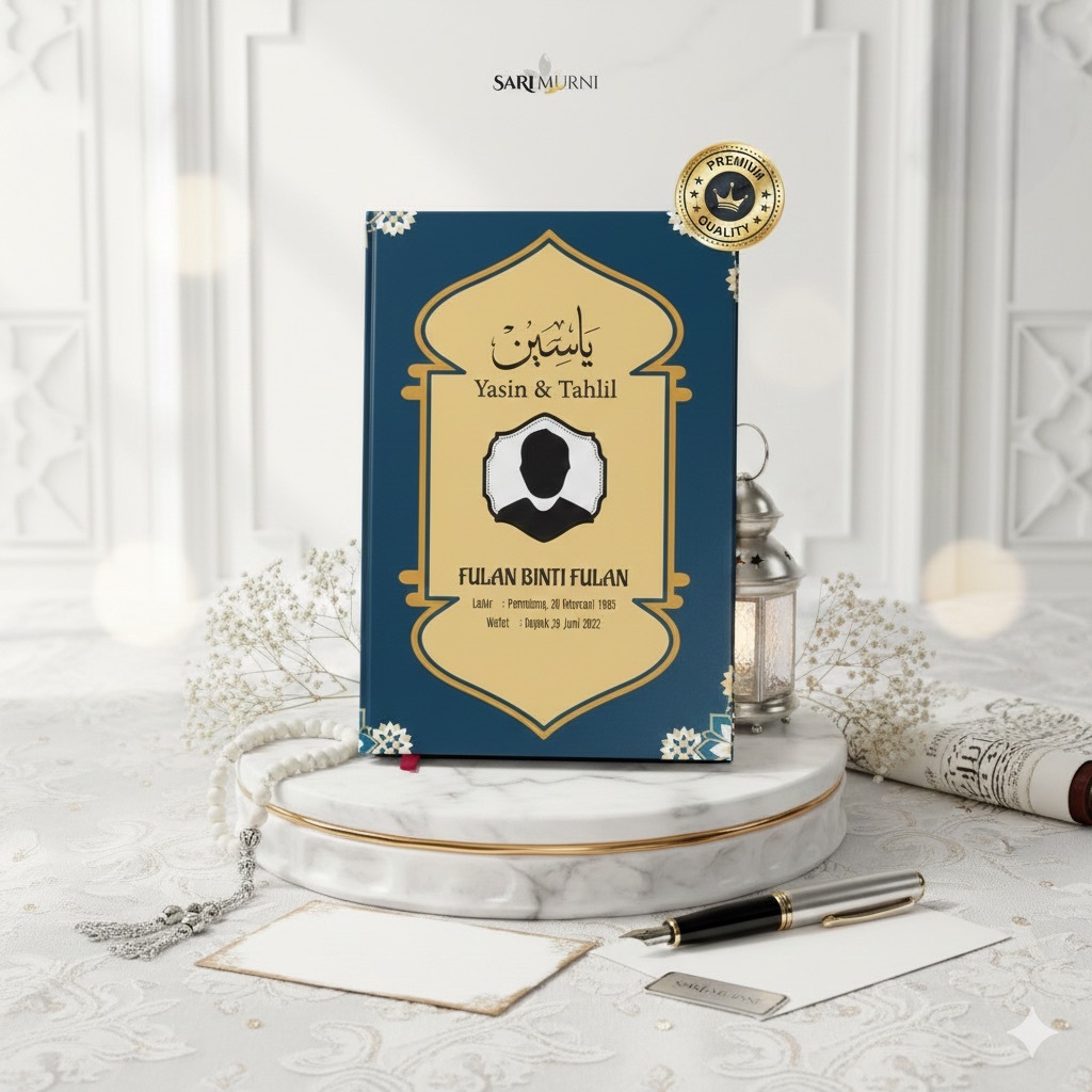 Sari Murni Jakarta - Buku Yasin dan Tahlil Custom Foto Latin Terjemah Hardcover Premium YS-21