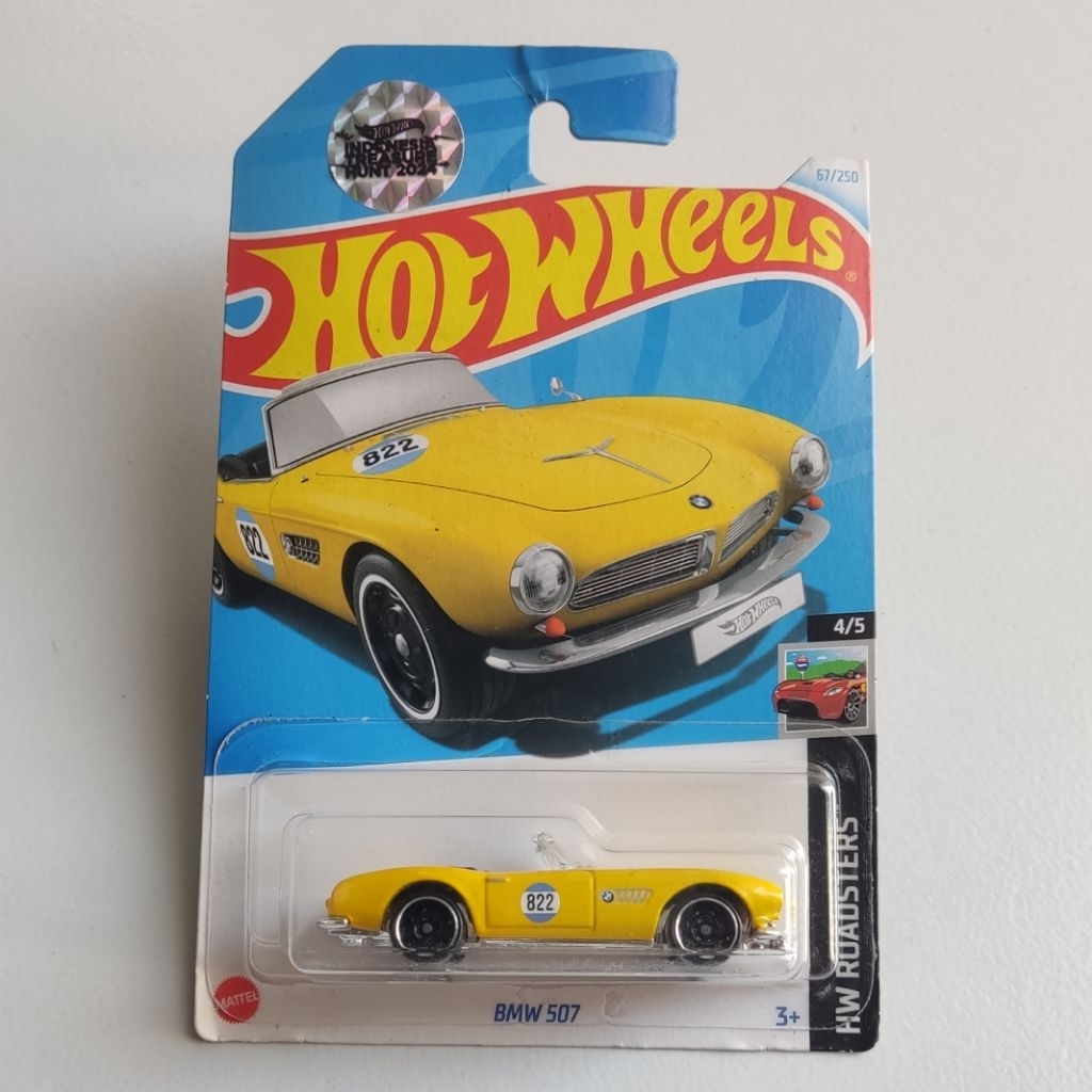 Hot Wheels BMW 507 Kuning Indonesia Treasure Hunt - HW ROADSTER