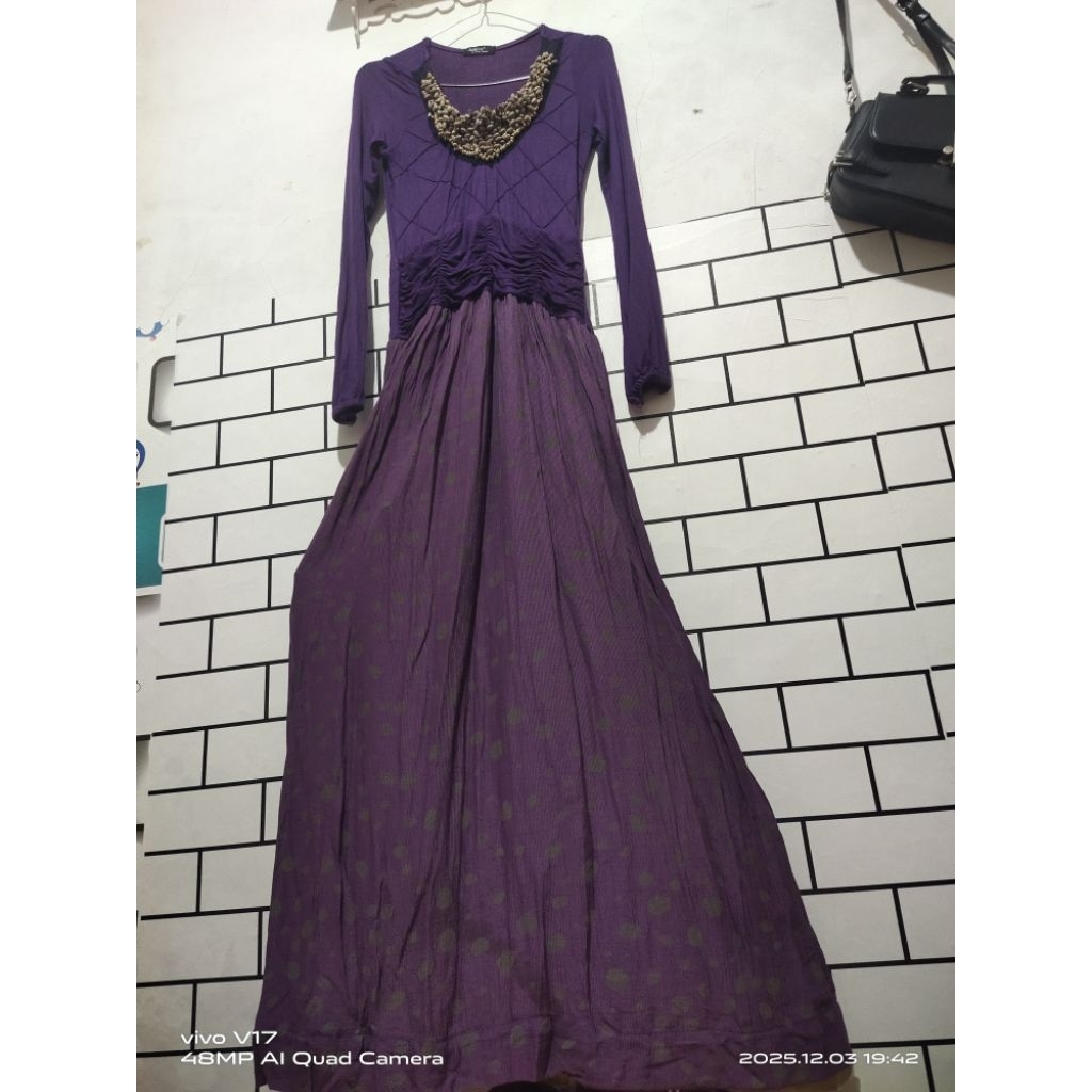 GAMIS PRELOVED WARNA UNGU