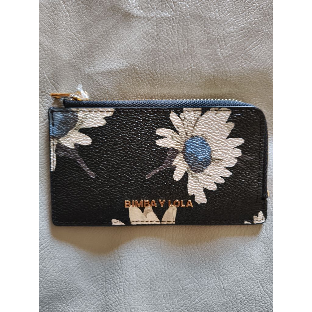 NEW Bimba Y Lola ORIGINAL Card Holder Wrislet Flower