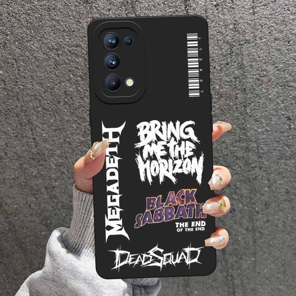 [API02] Softcase Untuk Oppo Reno 5 / Oppo Reno 5 5G - Motif Band Metal Terbaru - Silikon Case, Pro C