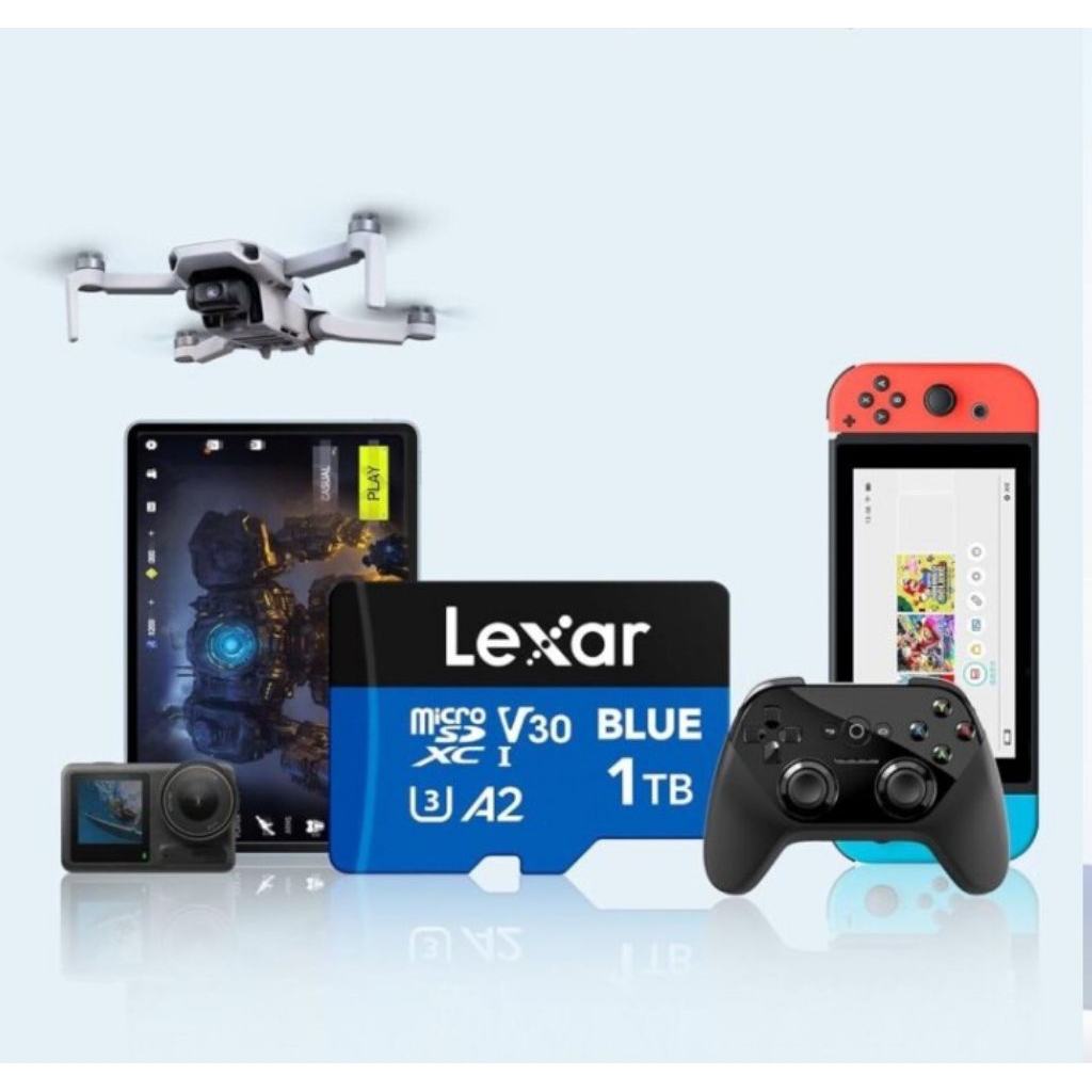 LEXAR BLUE MICROSDXC UHS-I CARD 512GB 160MB/S LMSBLUE512G-BNANG