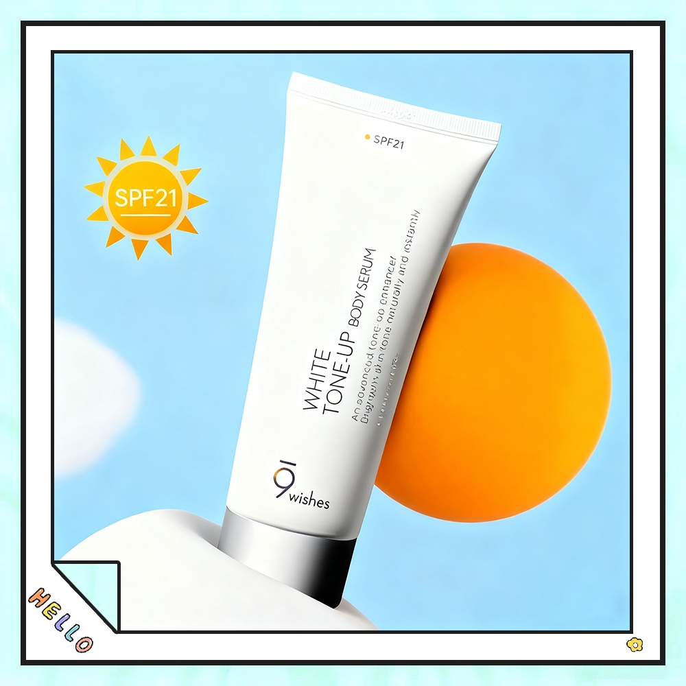 9wishes White Tone-Up Body Serum 150ml SPF21 / 9wishes Whitening Serum body