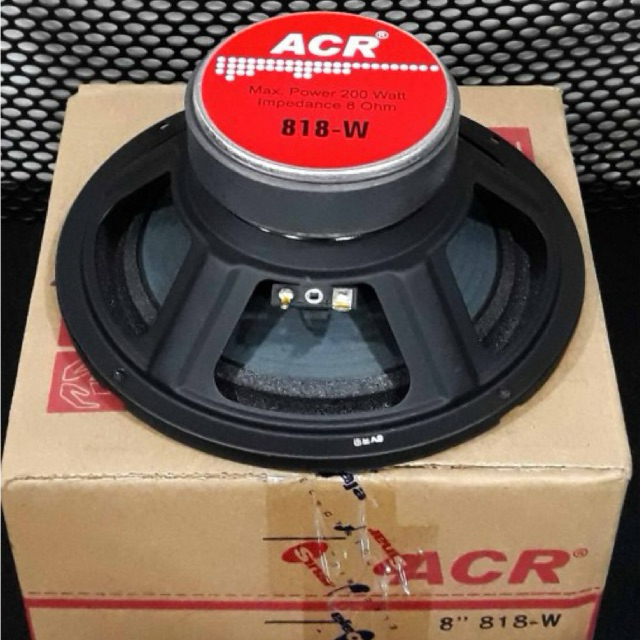 Speaker Woofer 8 inch ACR 818-W . Speaker Woofer ACR 8" 818