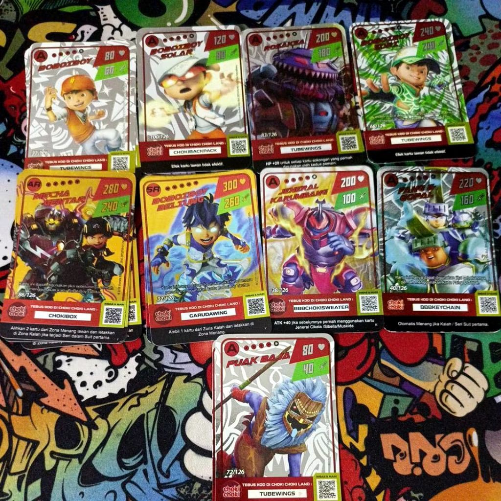 Kartu Boboiboy Galaxy Monsta Card Limited Edition 1pcs