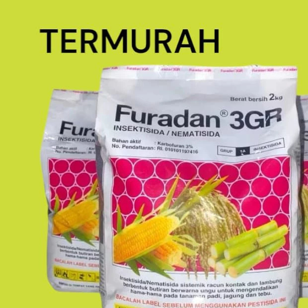 Furadan 3GR 1kg Insektisida Nematisida 1 Kg Puradan Hama Kemasan Asli