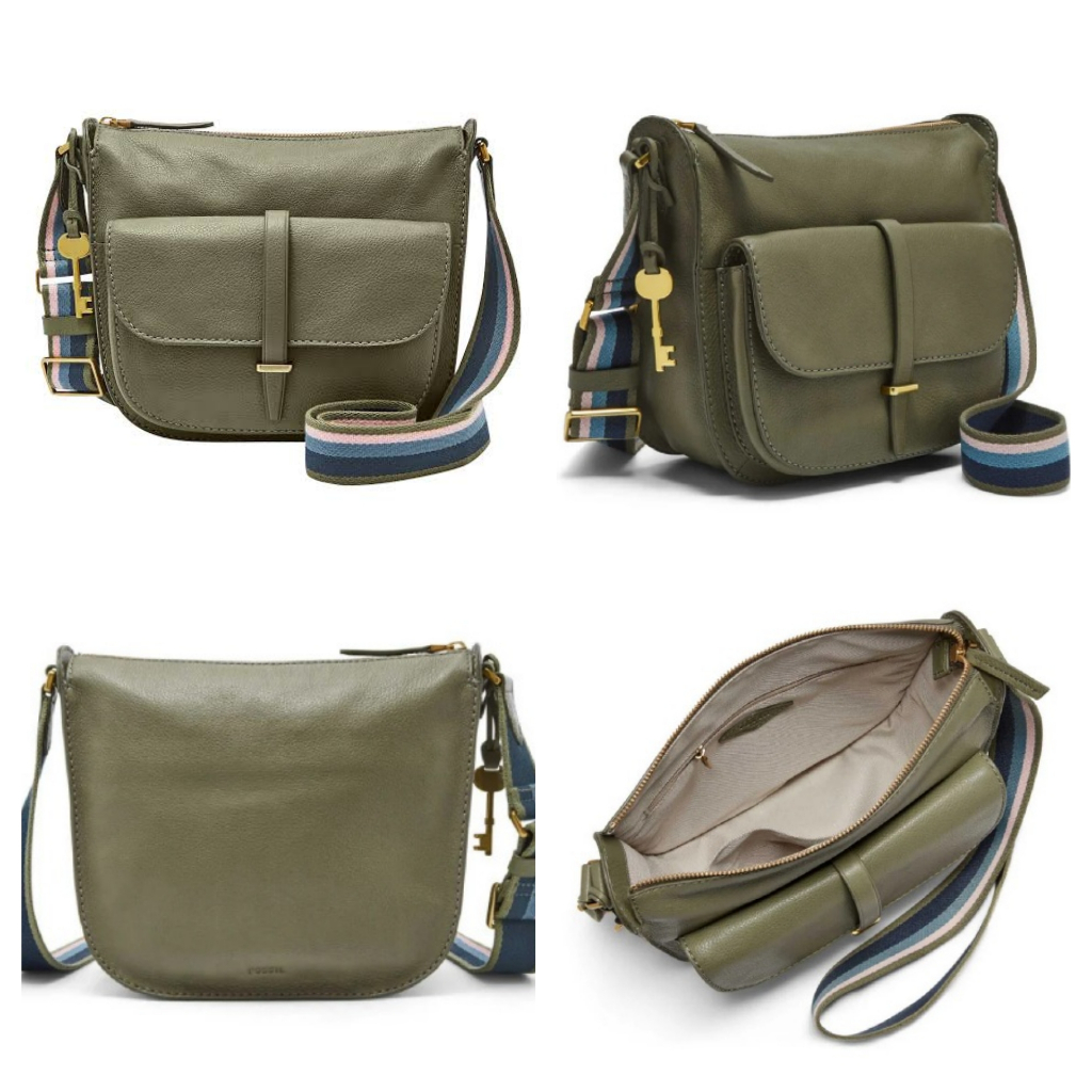 Tas Fos Ryder Crossbody Bag Bay Leaf Green sz 25x9x23cm