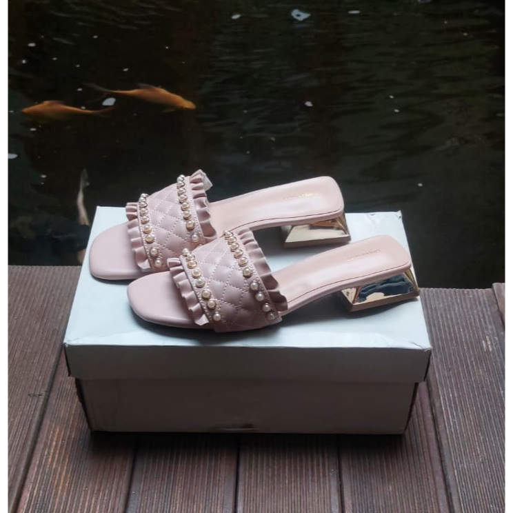 URBAN & CO ORIGINAL. BELINDA - NUDE. SANDAL SEPATU WANITA NEW WITH BOX
