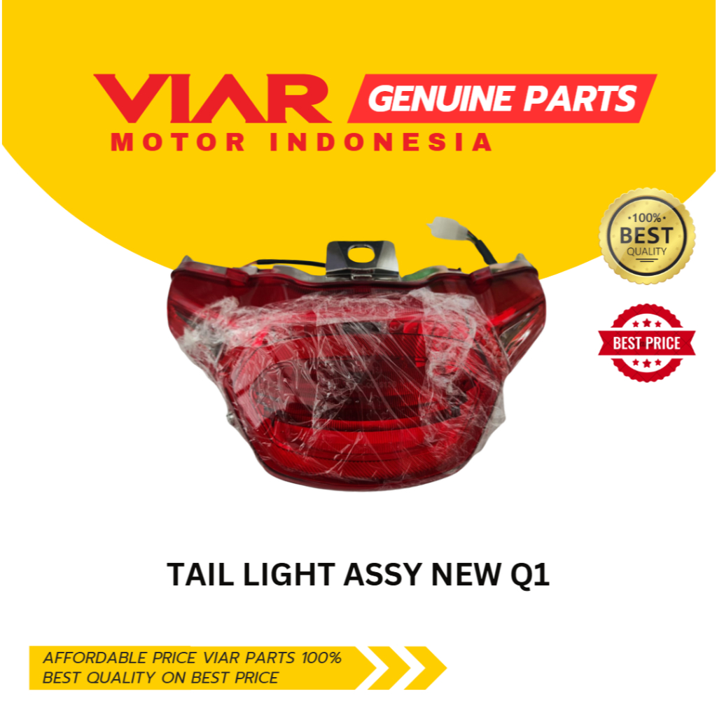 LAMPU BELAKANG VIAR NEW Q1 | TAILLIGHT ASSY VIAR MOTOR NEW Q1