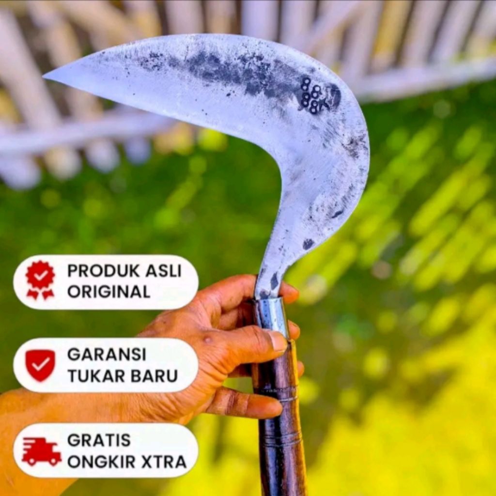 Arit Rumput Dewi Bintang Baja Per – Full Baja, Tajam, Kuat & Siap Pakai (Original Premium)