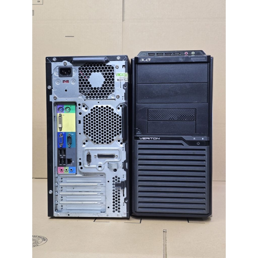 pc acer veriton pentium G 620 lga 1155 obral murrah tanpa ram tanpa hdd