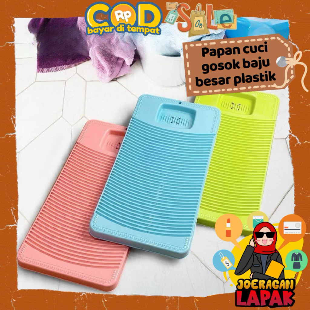 [JOERAGAN LAPAK] PAPAN CUCIAN BESAR - PAPAN GILAS CUCI BAJU PENGGILASAN PENGGILESAN GOSOK PLASTIK