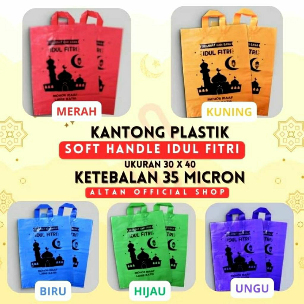 Tas Hantaran Lebaran Idul Fitri Plastik 30x40 per 10 pcs