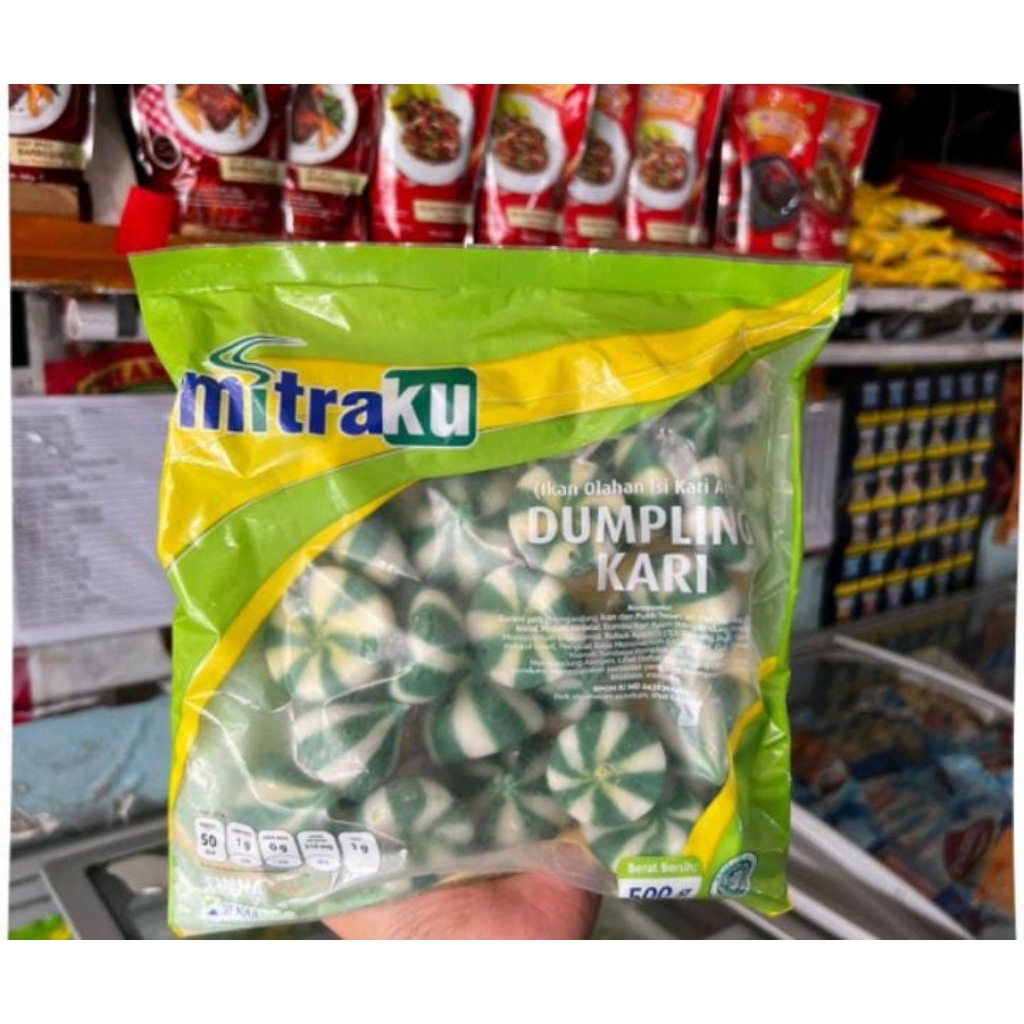 mitraku dumpling kari 500gr / dumpling kari mitraku