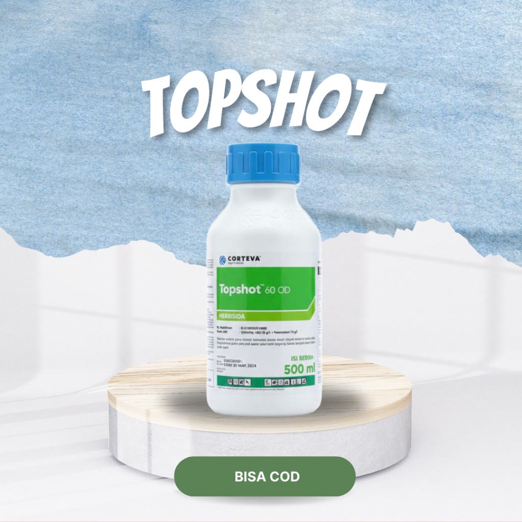 Topshot 60 OD 500 mL - Herbisida Oringinal Corteva | Obat Gulma Berdaun Lebar - Golongan Rumput Teki