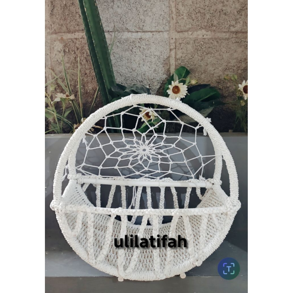 Kaloona.Shop Timangan Aqiqah Bayi Keranjang Rotan Diameter 60 Cm