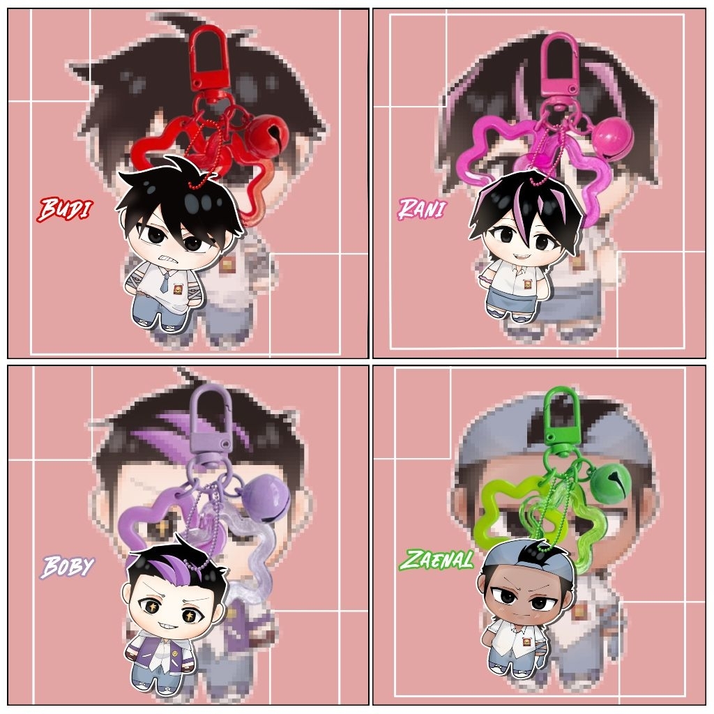 Keychain Troublemaker Raise Your Gang/ Parakacuk (Fan merch)