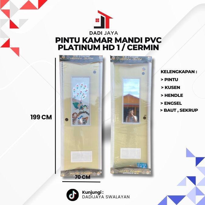 Pintu PLATINUM kamar mandi pvc hd kotak kaca pintu kamar mandi murah