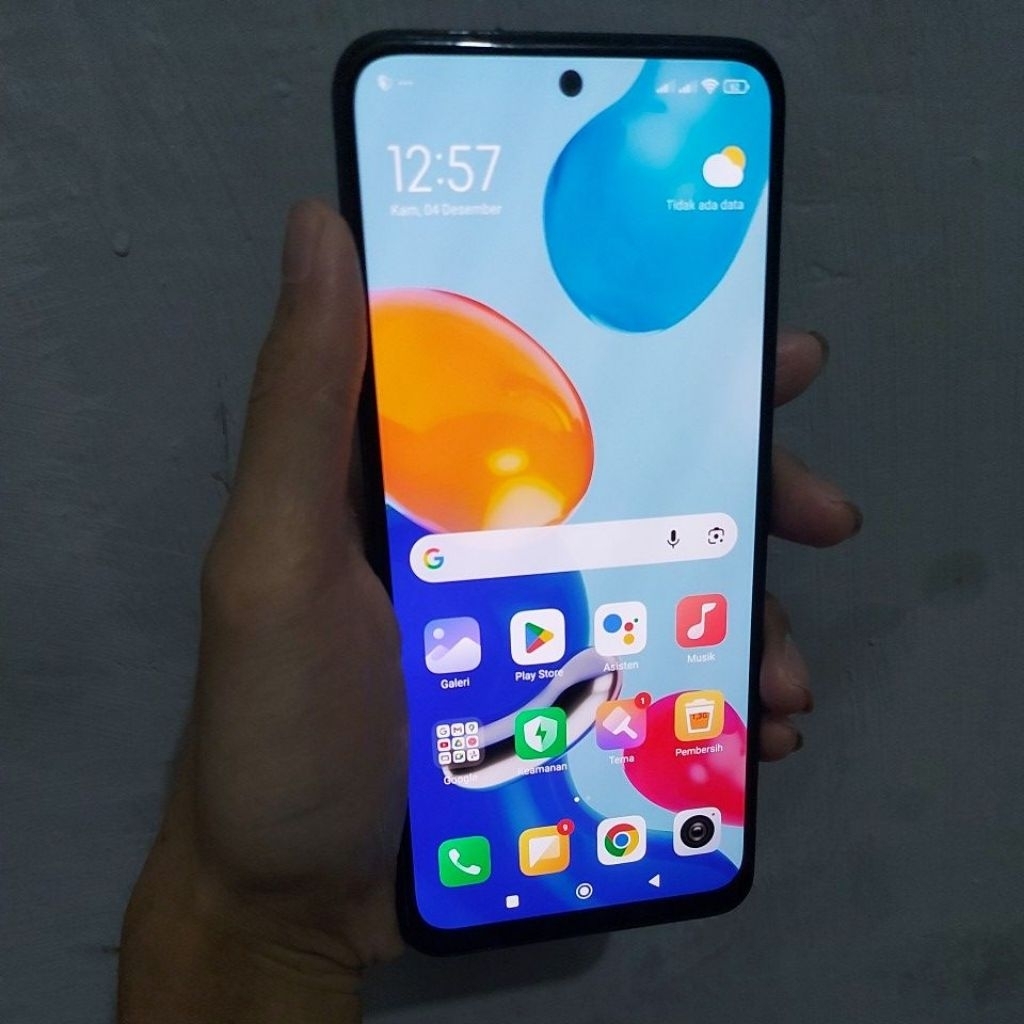 Hp second redmi note 11 ram4 128 ori unit only plus sofe case