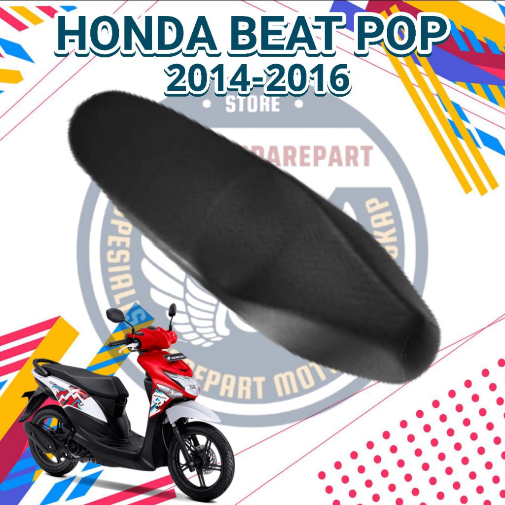 Jok seat honda beat pop 2014-2016, Jok beat pop, Jok assy beat pop, Satu set tingal pasang
