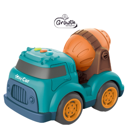 F/W Truck Set (Cement) W/Light, Music G-618-5BA