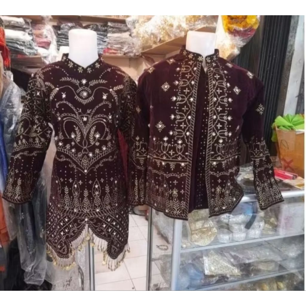 Baju pengantin bordiran palembang