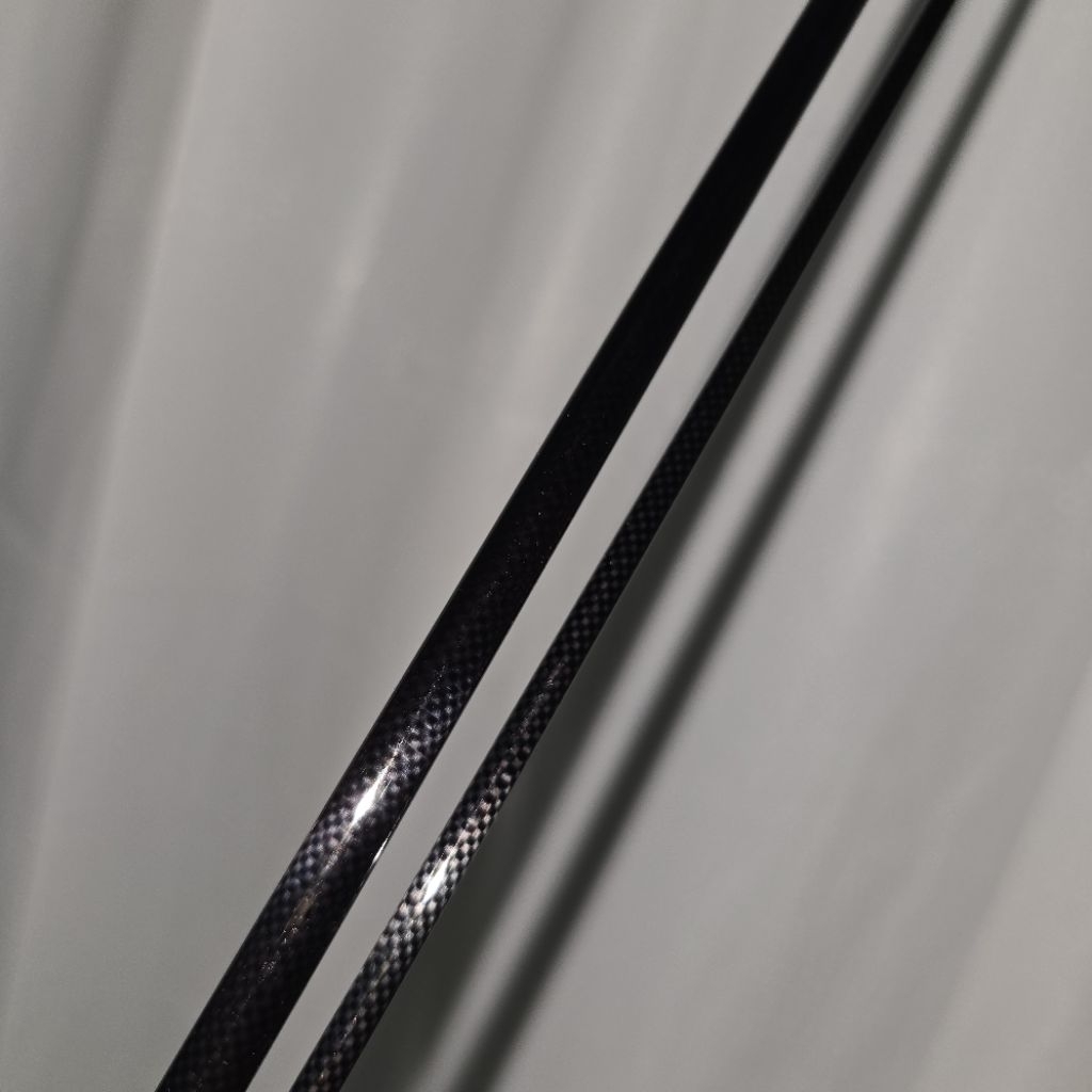 Blank UL kelvar carbon holo motif - ulir motif panjang 210cm - sambung tengah